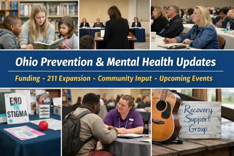 Ohio Prevention and Mental Health Updates to Know This Spring